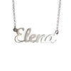 Collana con nome in argento 925 rodiato