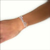 Bracciale con Nome in Argento Diamantato